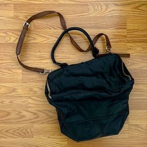 Black hobo bag